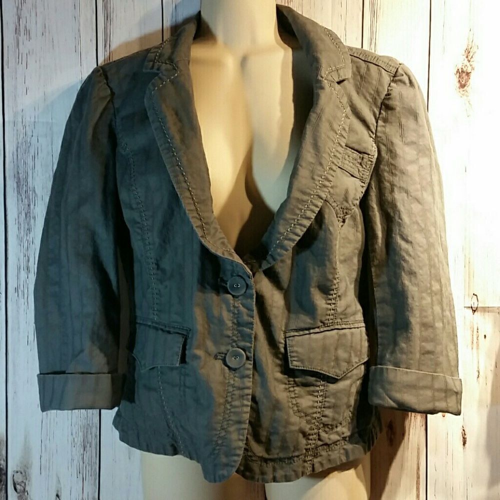 JUNIOR'S DKNY gray jacket size M